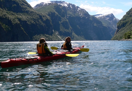 4. nap - Geirangerfjord tengeri kajakkal